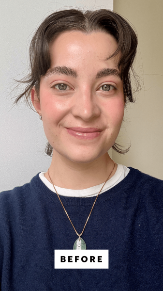 Felbin before using the Kevyn Aucoin Eyelash Curler