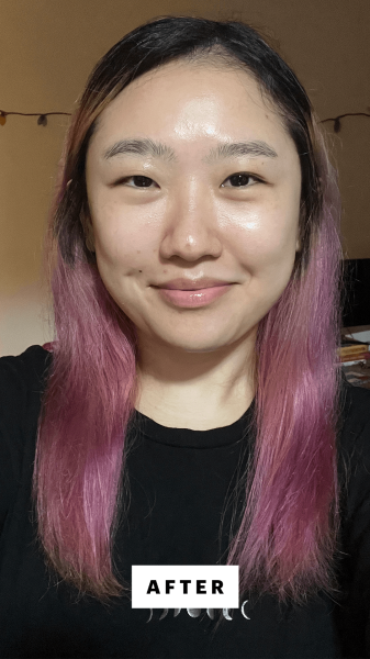 Han after using the Revlon OneStep Volumizer Plus 2.0